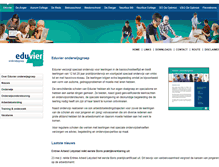 Tablet Screenshot of eduvier.nl